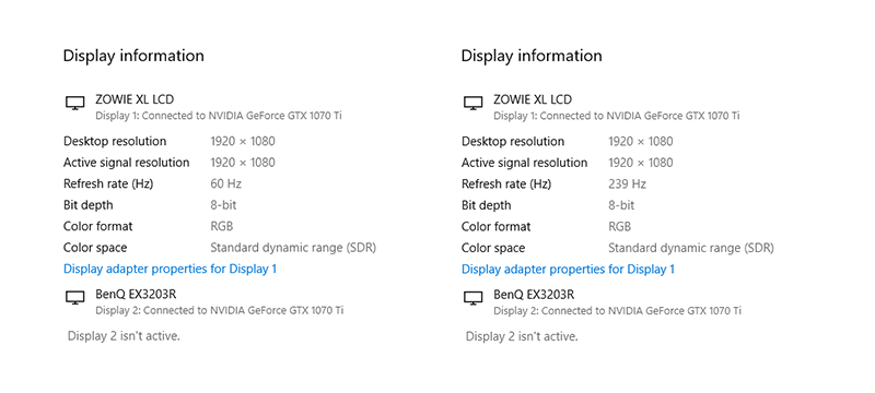 XL2546 - Settings