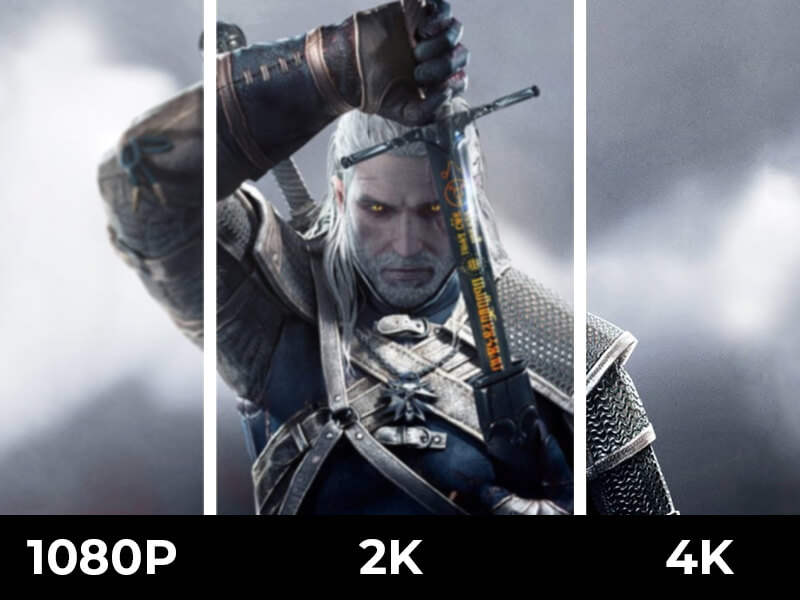 1080P vs 2K vs 4K