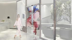 LG and ASSA ABLOY to develop transparent OLED automatic door LG and ASSA ABLOY to develop transparent OLED automatic door