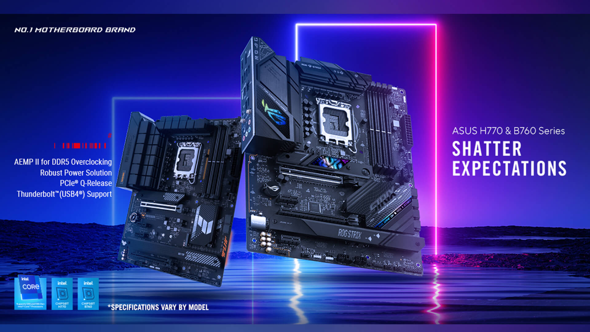 ASUS announces new Intel Z790, H770 and B760 motherboards - Tech Edition