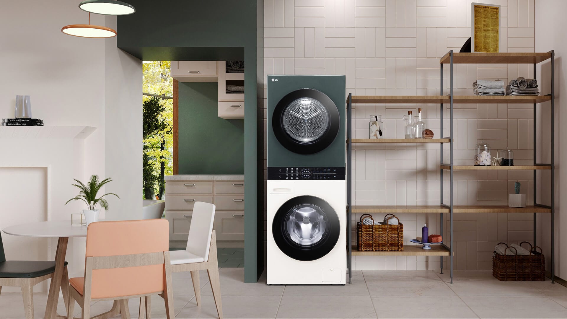 LGâs space-saving WashTower delivers a complete laundry solution for your home