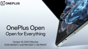 OnePlus Open foldable phone set to launch on October 19 OnePlus Open foldable phone set to launch on October 19