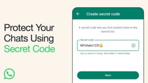WhatsApp introduces new Secret Code for Chat Lock feature WhatsApp introduces new Secret Code for Chat Lock feature