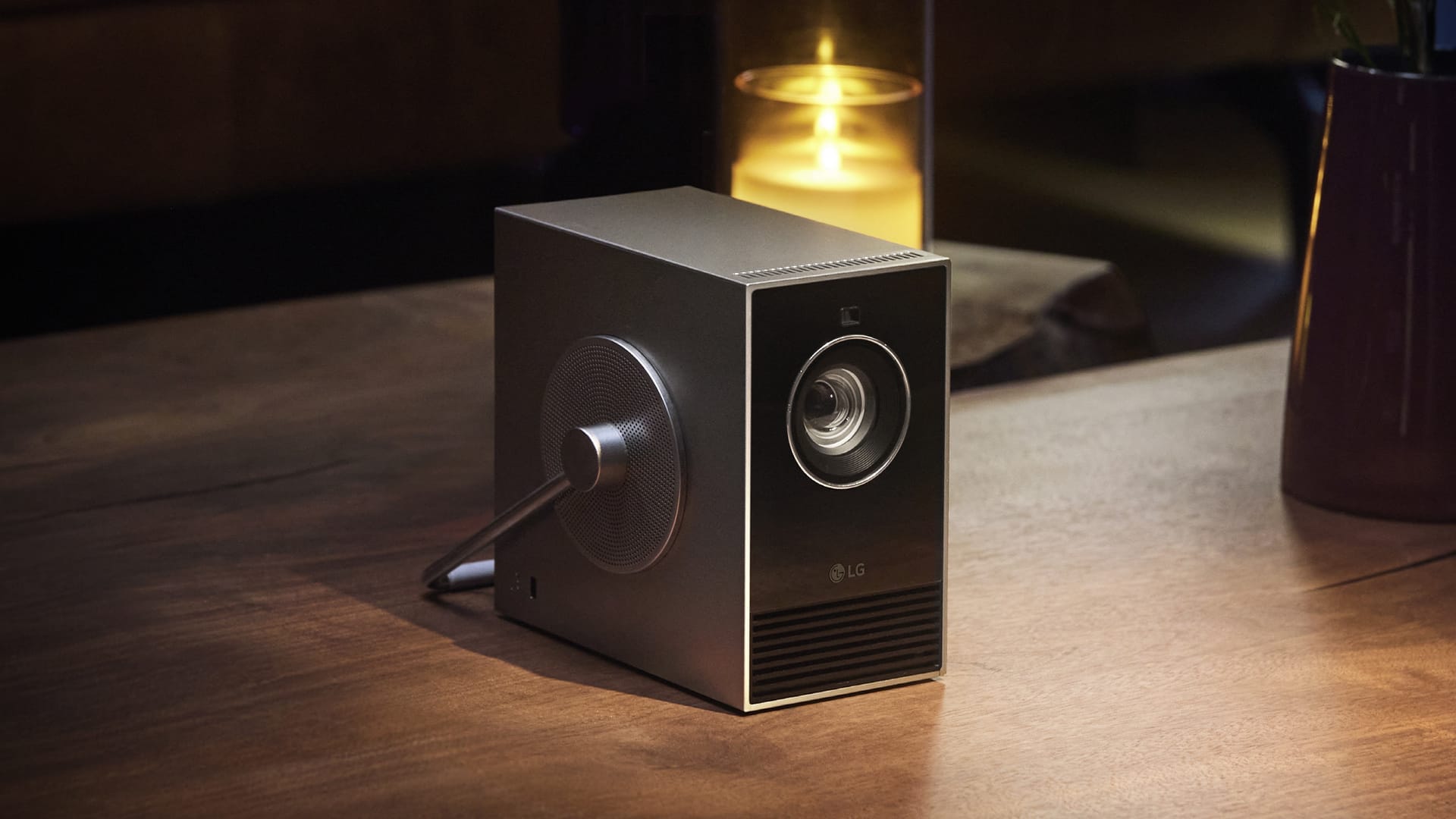 LGâs newest 4K lifestyle projector doubles as a stylish art piece