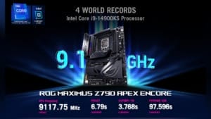 ASUS ROG Maximus Z790 Apex Encore breaks four world records ASUS ROG Maximus Z790 Apex Encore breaks four world records