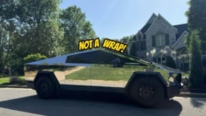 Tesla owner turns Cybertruck into a giant mirror, sparking debate Tesla owner turns Cybertruck into a giant mirror, sparking debate