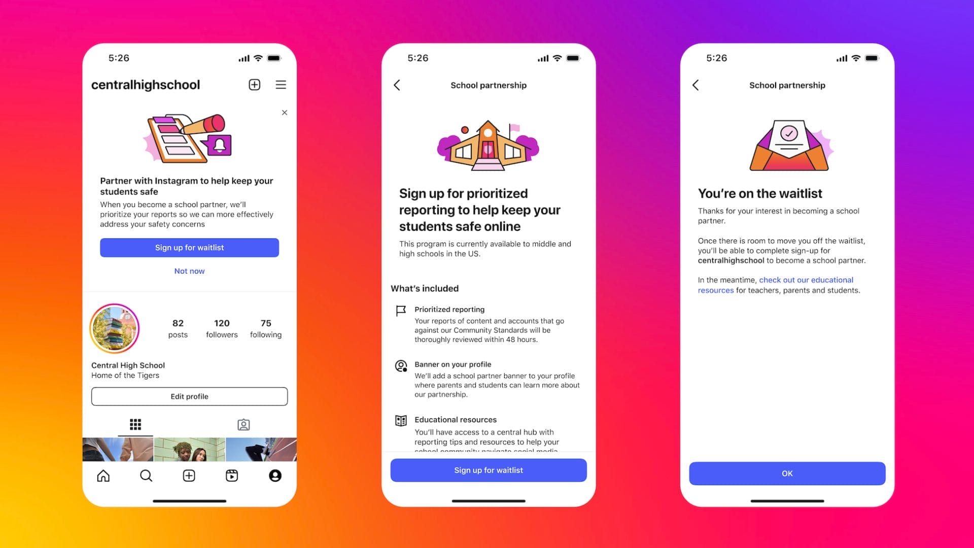 Instagram partners with schools to tackle online bullying and student safety