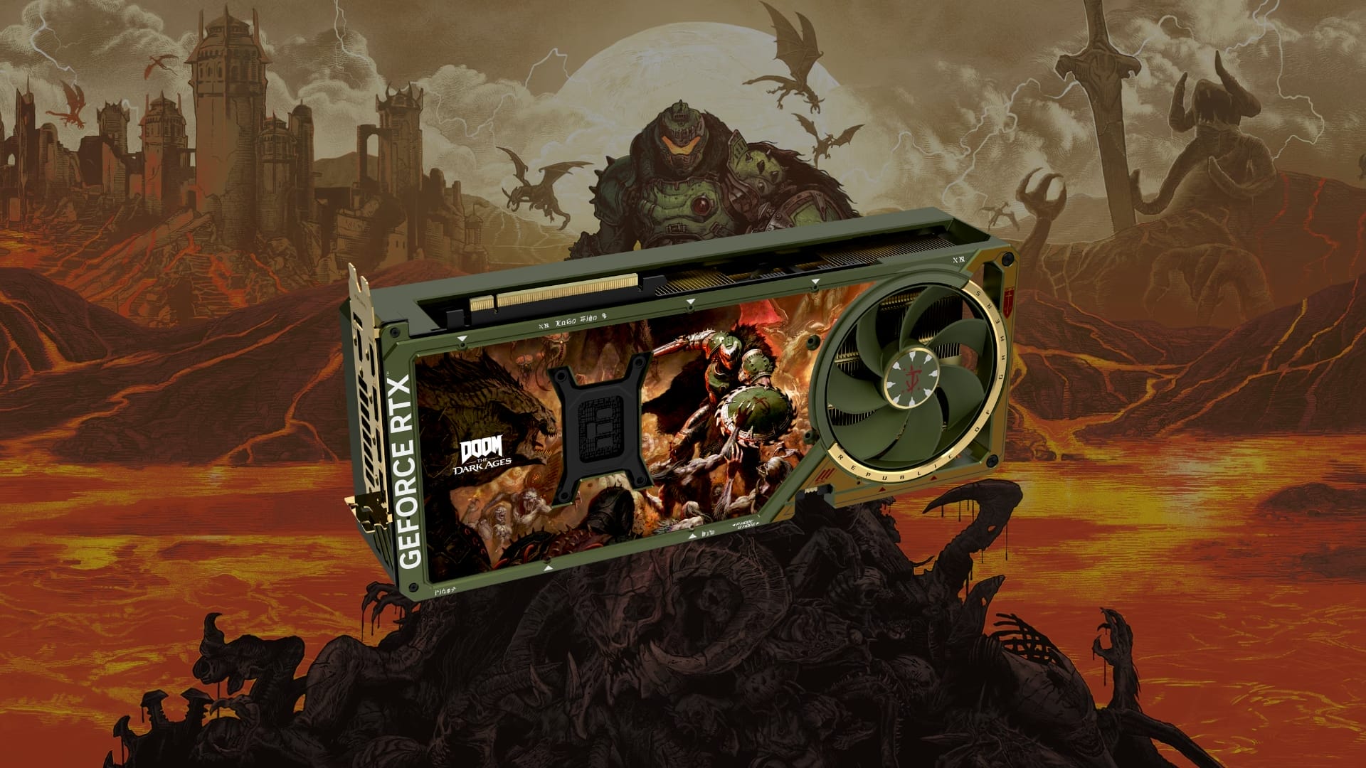 ASUS teams up with Bethesda to launch ROG Astral GeForce RTX 5080 DOOM Edition