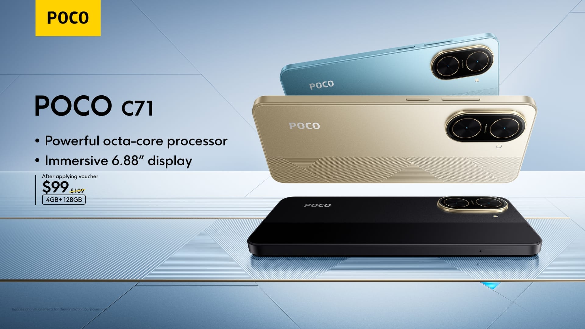 POCO launches entry-level C71 smartphone in Singapore with premium