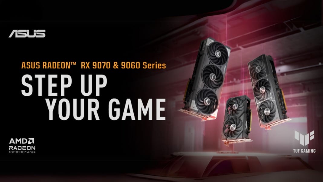 ASUS launches Radeon RX 9060 XT graphics cards for gamers and creators