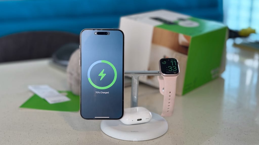 Belkin BoostCharge Pro 3-in-1 Magnetic Wireless Charging Stand with Qi2 15W review A smarter, faster 3-in-1 charging solution - 1