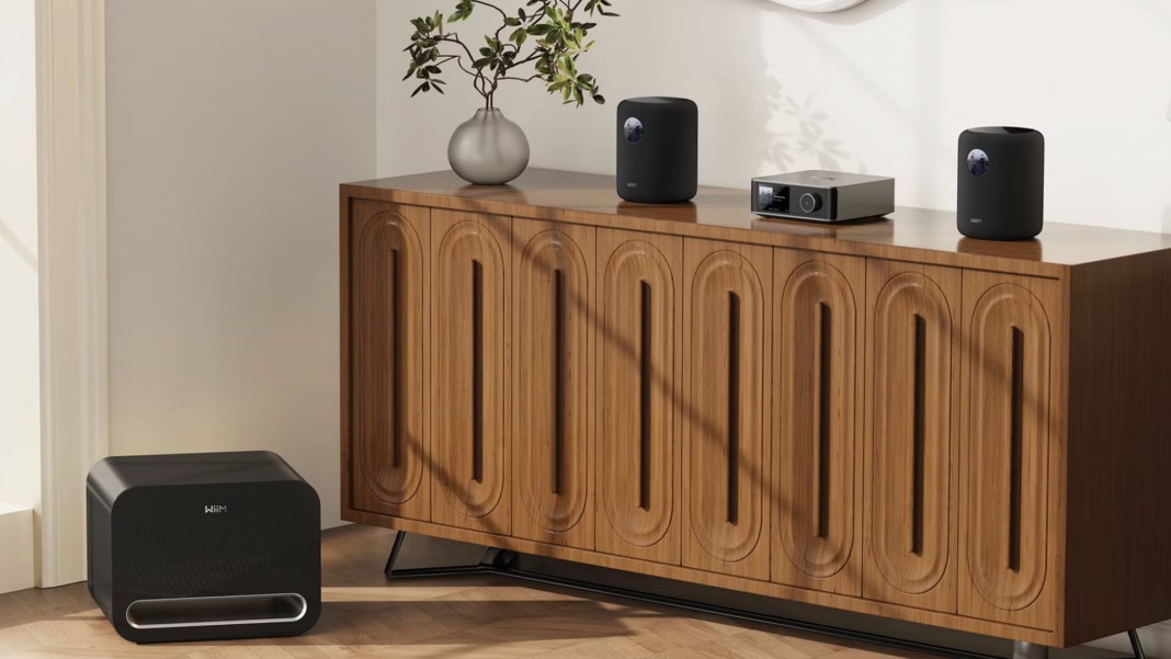 WiiM reveals its first smart speaker along with a powerful subwoofer and high-end amplifier