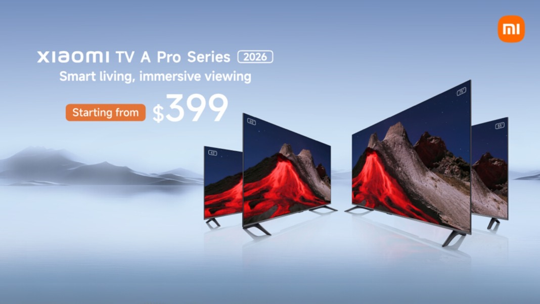 Xiaomi introduces TV A Pro 2026 Series in Singapore with 4K QLED and smart features