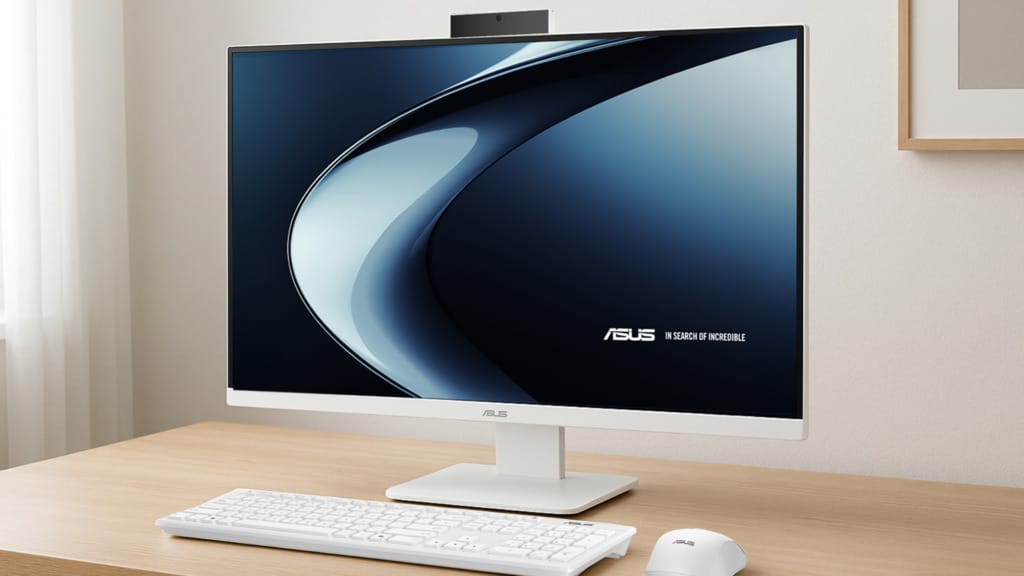 ASUS V400 AiO Series Minimalist all-in-one desktops for modern workspaces - 3