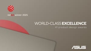 ASUS earns 41 Red Dot awards for product design in 2025 ASUS earns 41 Red Dot awards for product design in 2025