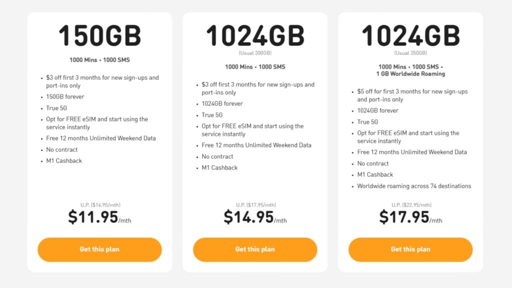 Cheapest SIM-only plans in Singapore 2025 Flexible, contract-free mobile data - 3