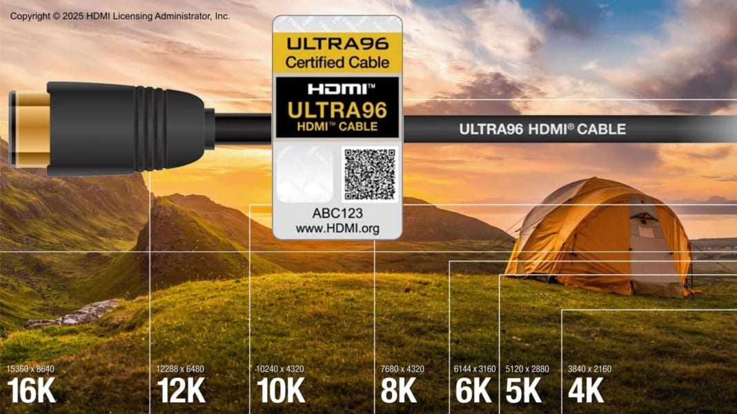 HDMI 2.2 launches with support for 16K video and 96Gbps cables