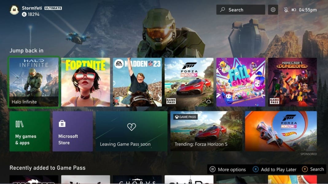 Microsoft lets you pin games and customise your Xbox Home screen with the latest update
