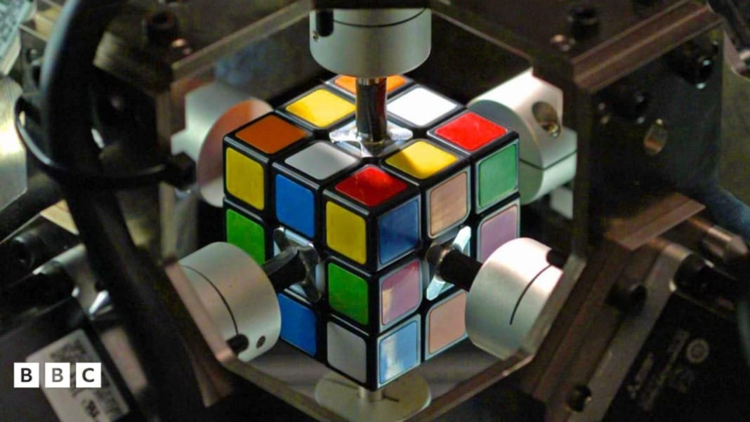 Purdue students build the world’s fastest Rubik’s Cube-solving robot