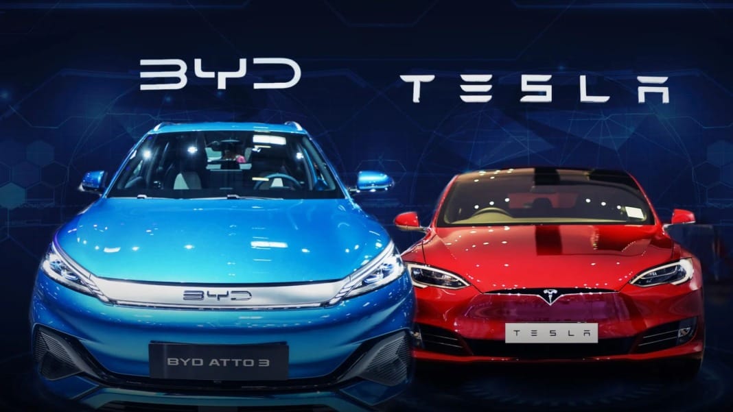 BYD overtakes Tesla in Hong Kong EV sales amid growing Chinese push into global markets