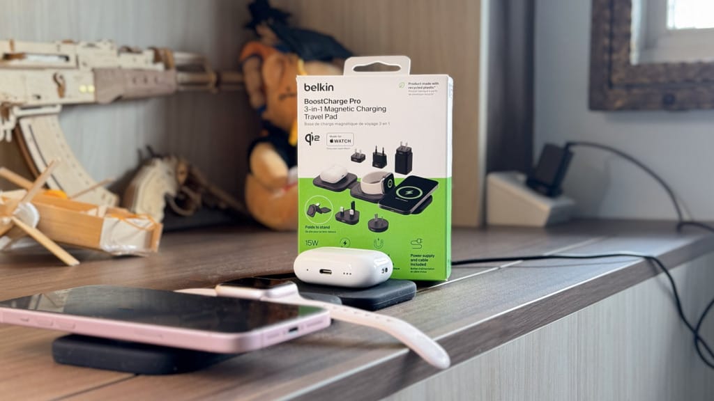 Belkin BoostCharge Pro 3-in-1 Magnetic Wireless Charging Travel Pad review A compact charging solution for your travel needs - 1