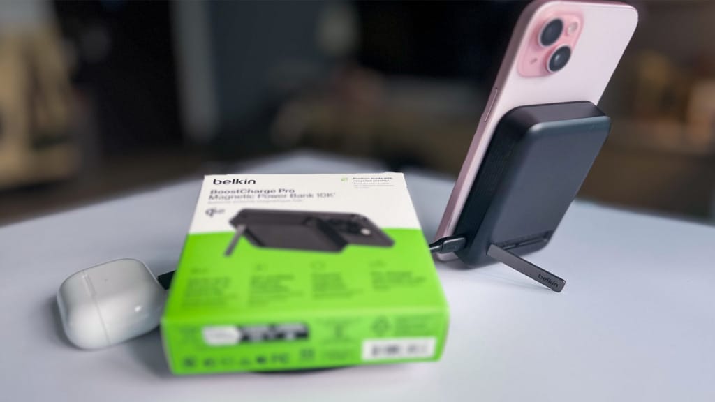 Belkin BoostCharge Pro Magnetic Power Bank with Qi2 15W 10K review Fast wireless charging with practical features - 1