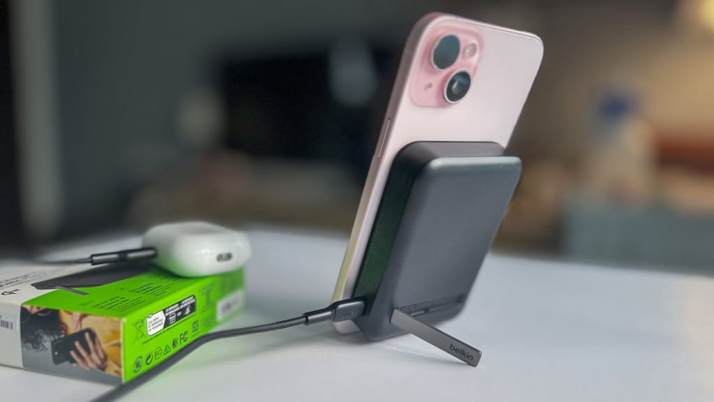 Belkin BoostCharge Pro Magnetic Power Bank with Qi2 15W 10K review Fast wireless charging with practical features - 9