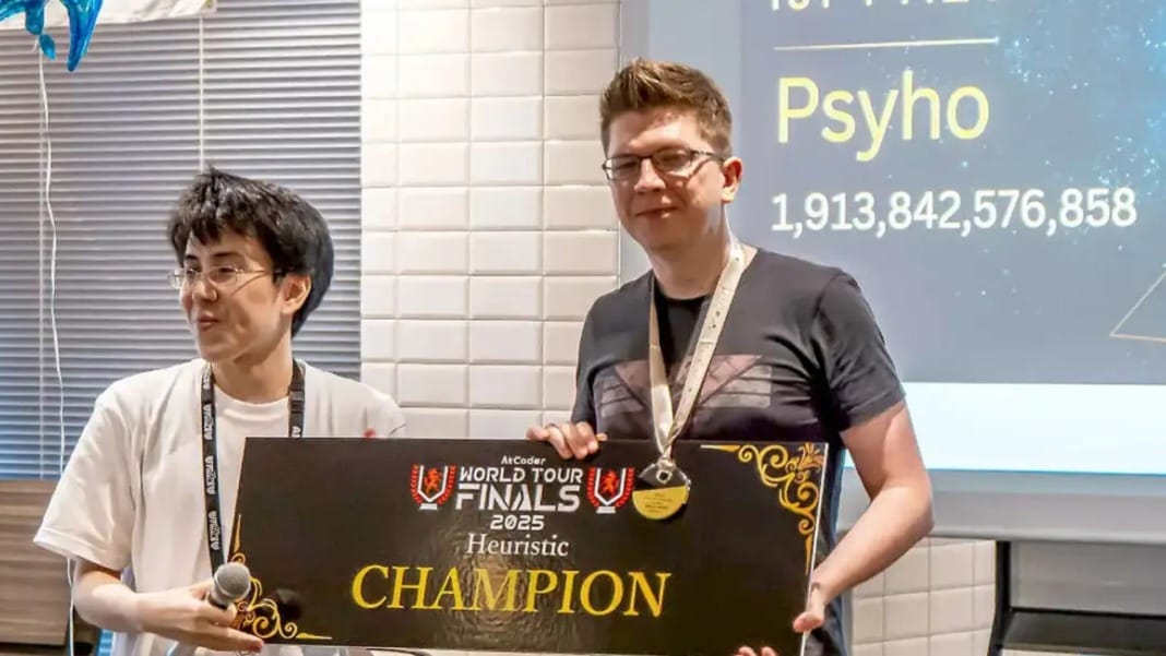 Human programmer triumphs over AI in Tokyo coding contest
