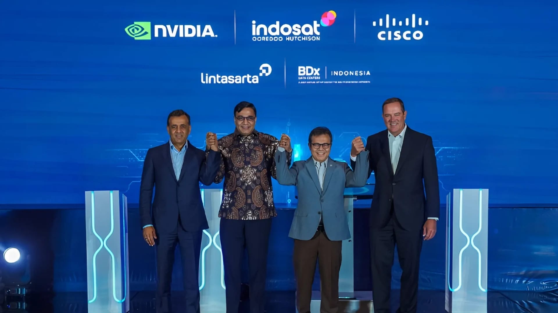 Indonesia launches national AI Centre of Excellence with Indosat, Cisco and NVIDIA