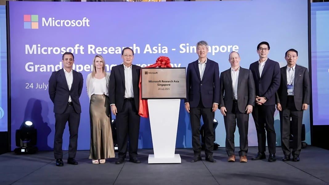 Microsoft opens AI research lab in Singapore to support innovation, talent and industry transformation