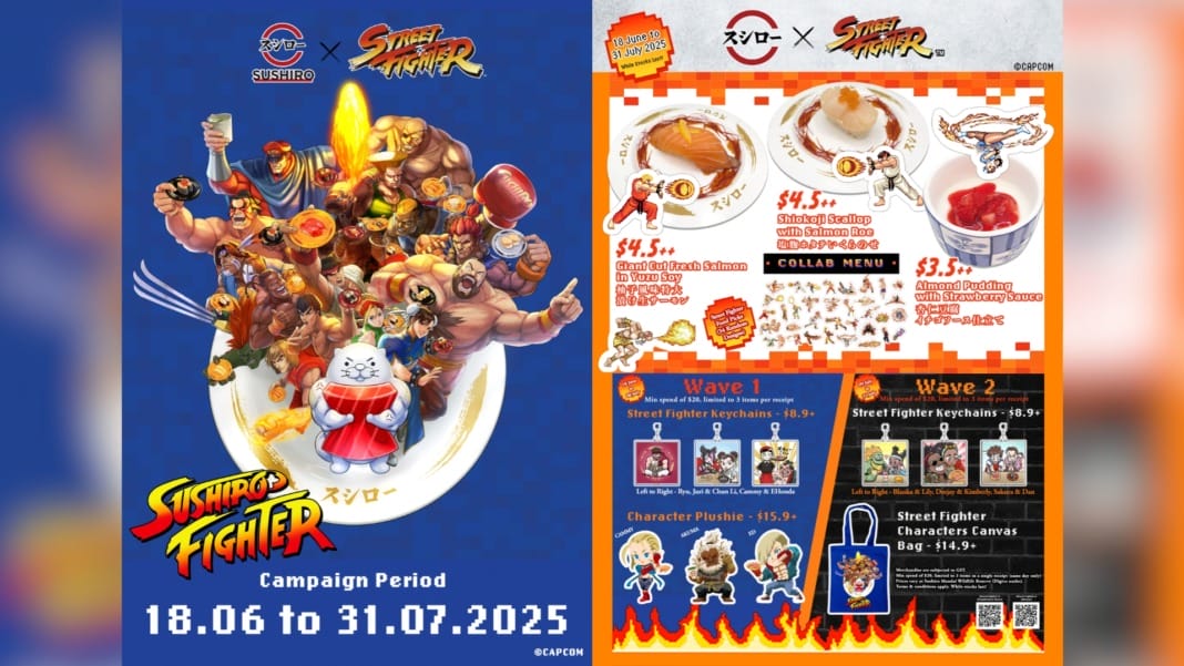 Sushiro Singapore launches second wave of Street Fighter collaboration