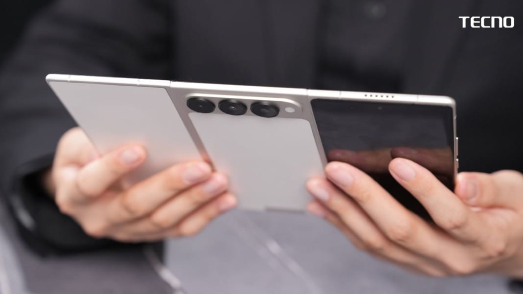 Tecno unveils Phantom Ultimate G Fold – a tri-fold Android phone like no other
