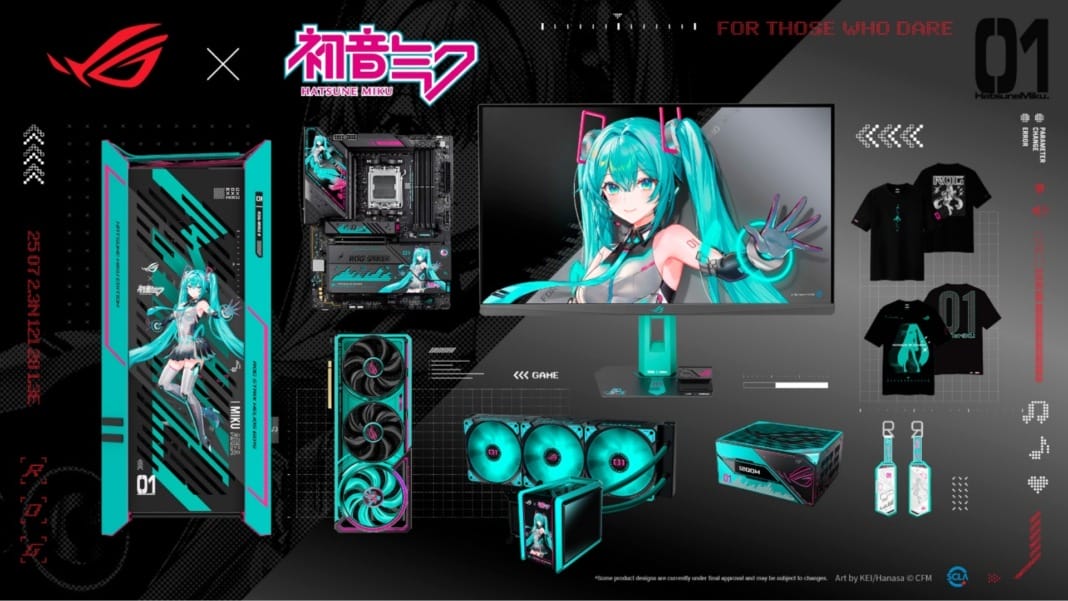 ASUS unveils ROG x Hatsune Miku Edition gaming hardware collection in Singapore