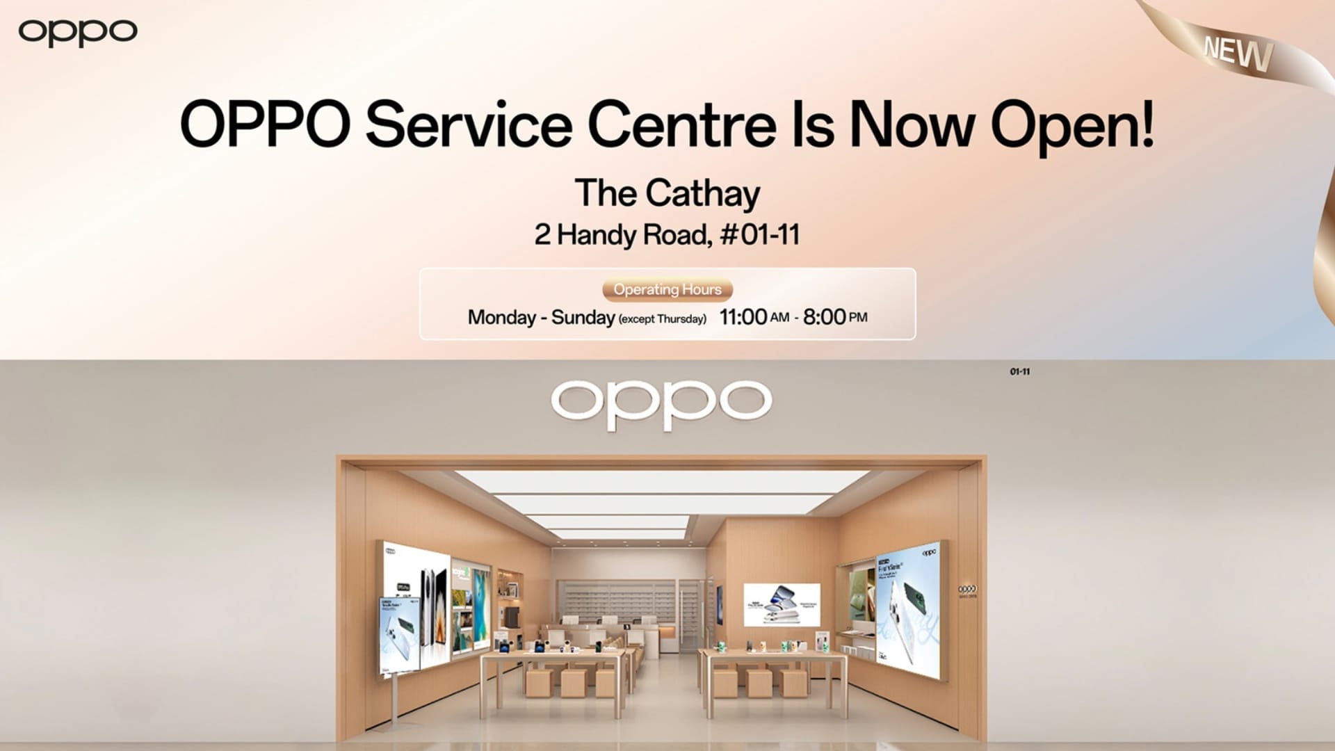 OPPO launches new service centre and online store in Singapore