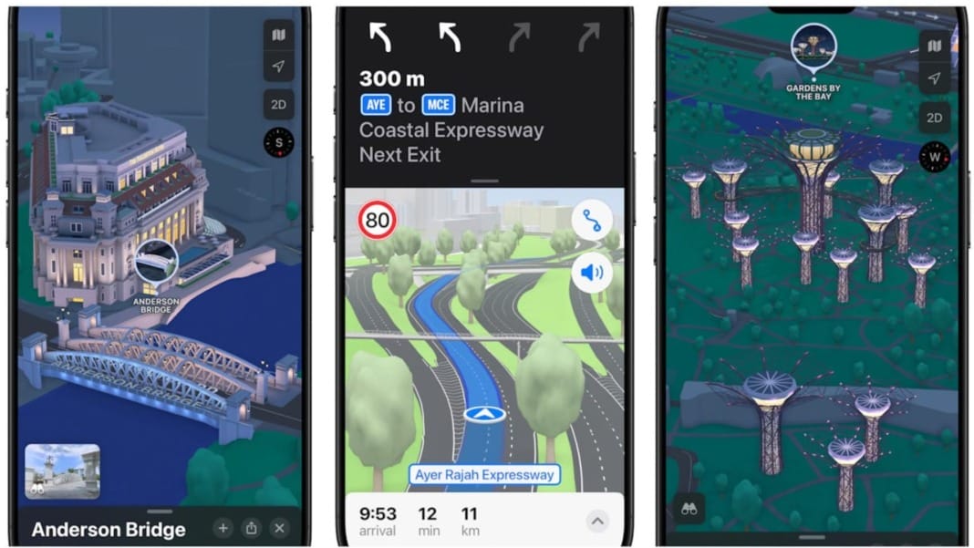 Singapore becomes the first in Southeast Asia to get Apple’s Detailed City Experience