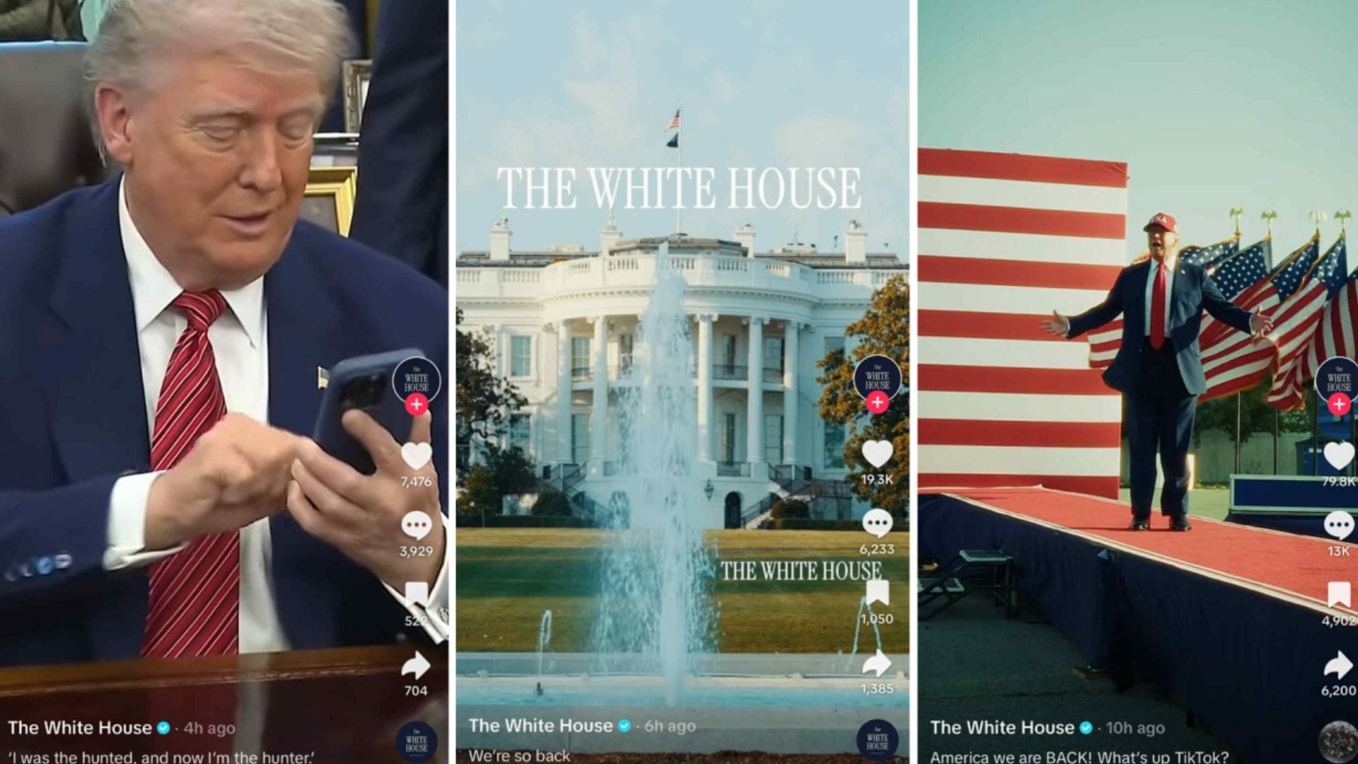 White House launches official TikTok account despite ongoing ban threat