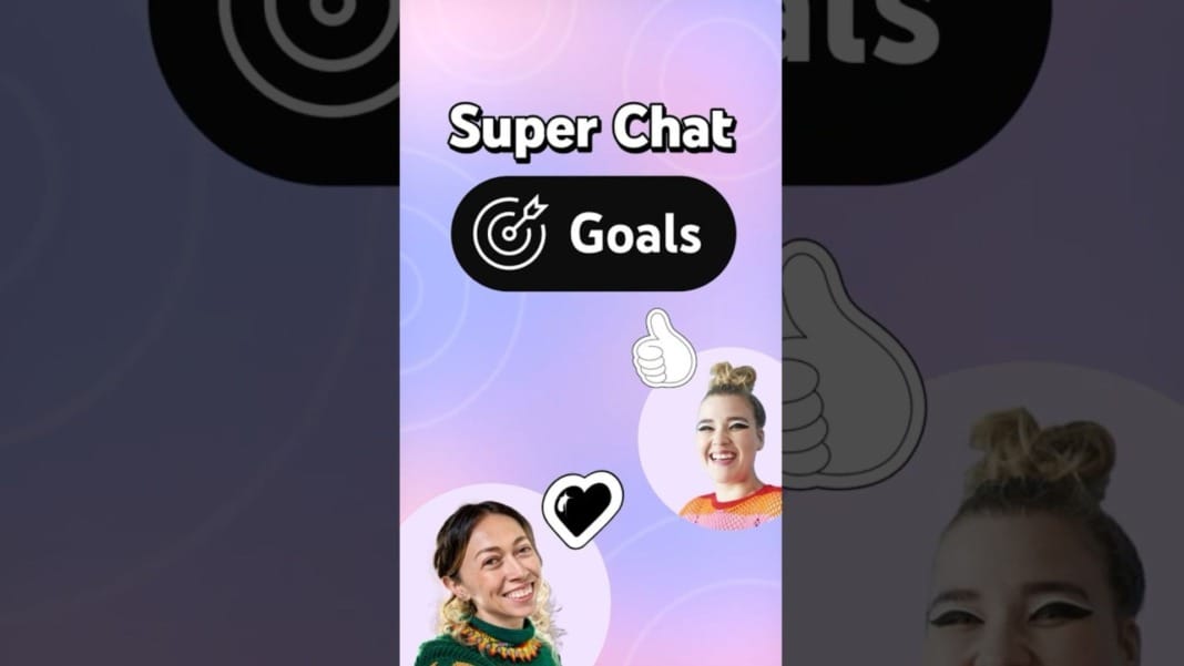 YouTube tests gift goals to increase live-stream donations