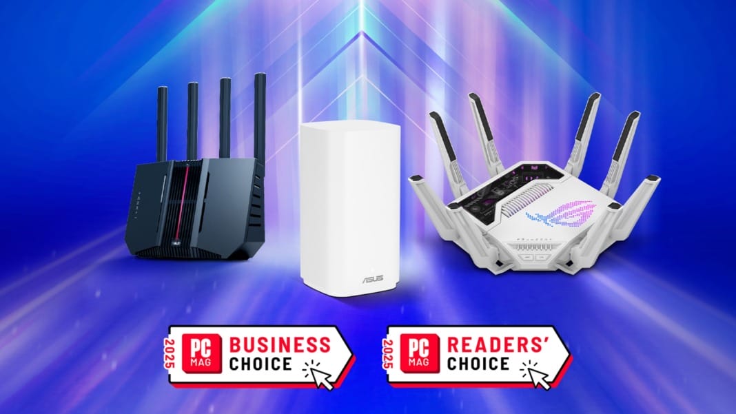 ASUS routers dominate PCMag awards with record wins