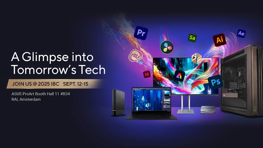 ASUS showcases ProArt displays, AI PCs and creator solutions at IBC 2025