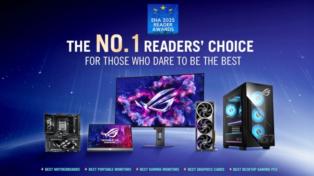 ASUS wins seven 2025 European Hardware Association Reader Awards