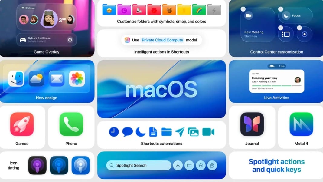 Apple rolls out iOS 26, macOS Tahoe 26 and more with new design and features