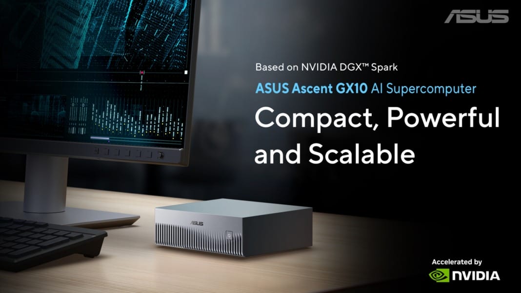 ASUS launches Ascent GX10 personal AI supercomputer