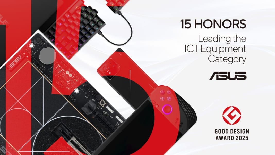 ASUS wins 15 accolades at Good Design Awards 2025