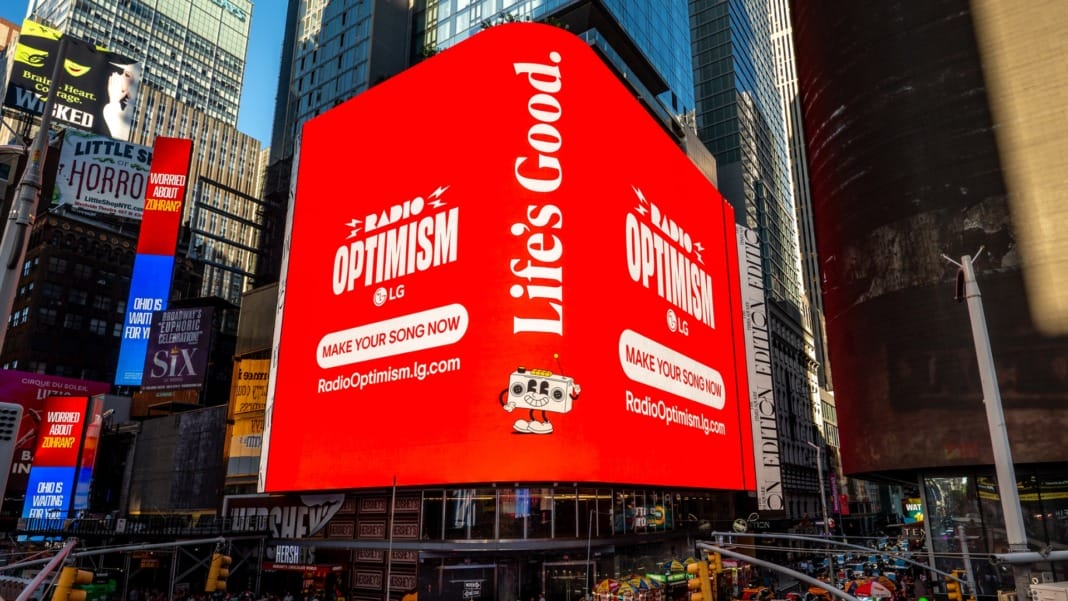 LG’s AI-powered Radio Optimism campaign inspires global messages of love