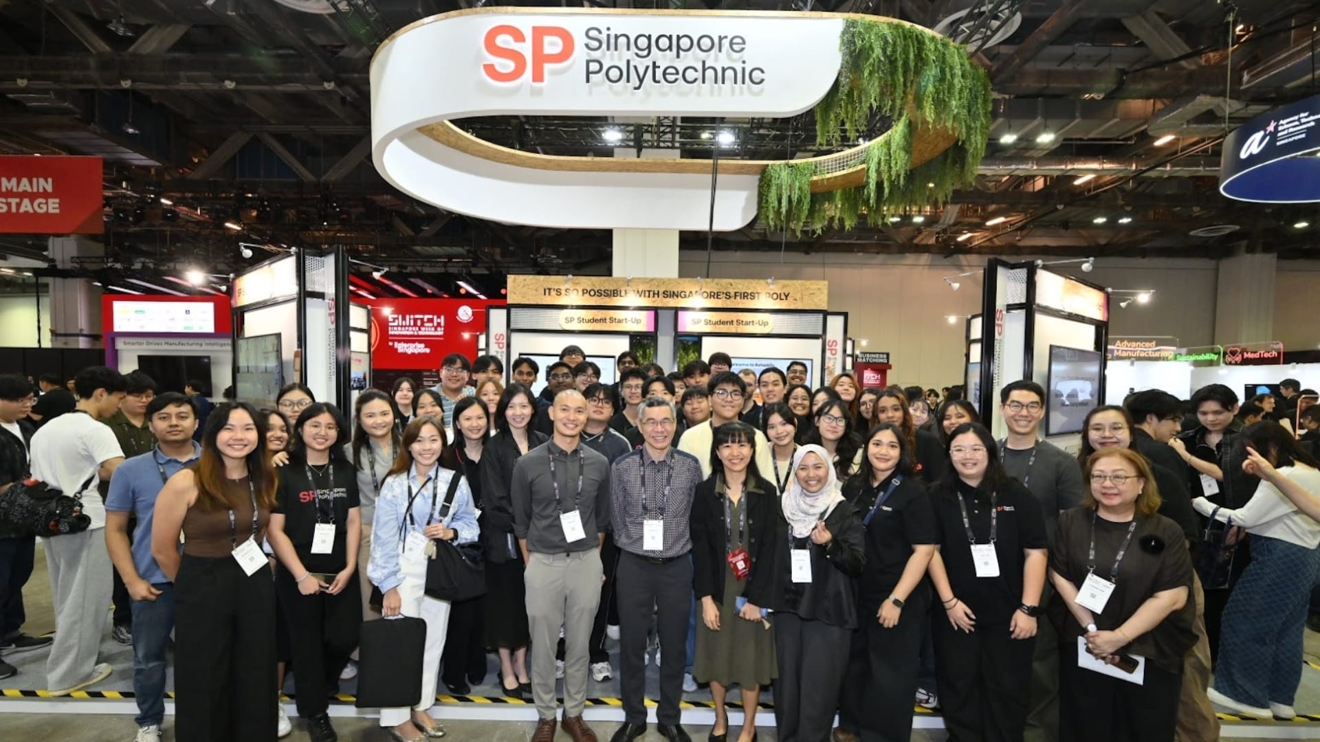 Singapore Polytechnic students showcase AI-powered startups at SWITCH 2025