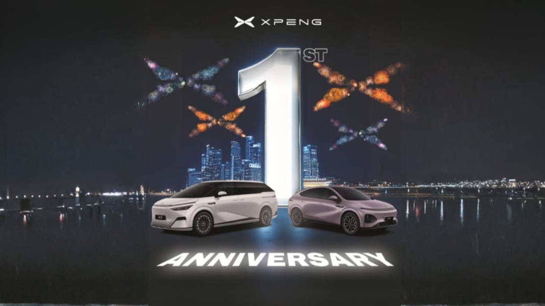 XPENG marks first anniversary in Singapore with coffee giveaway across the island