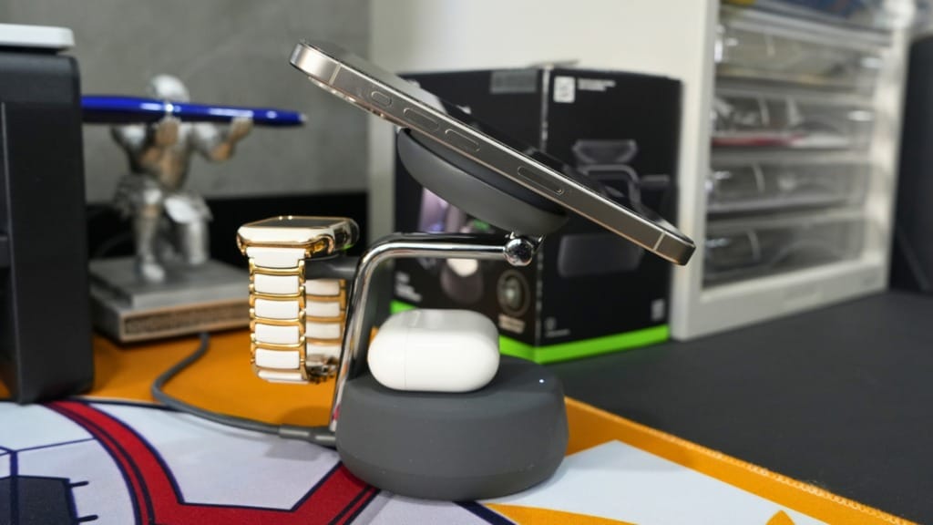 Belkin UltraCharge Pro 3-in-1 Magnetic Charging Dock with Qi2 25W review Fast, quiet and convenient charging - 6