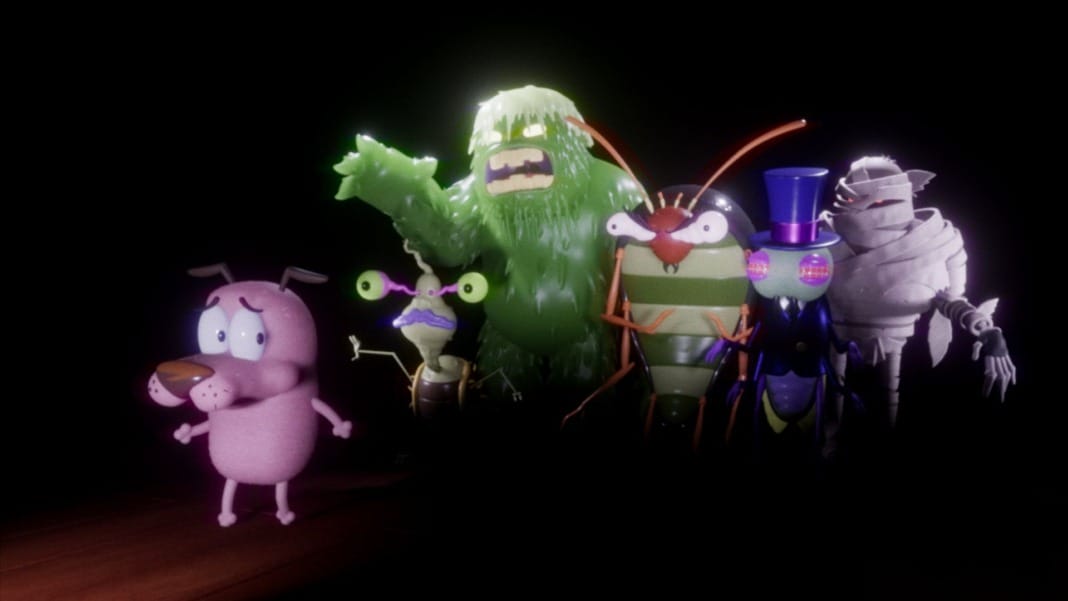 Fan developer recreates Courage the Cowardly Dog in a creepy new Dreams game