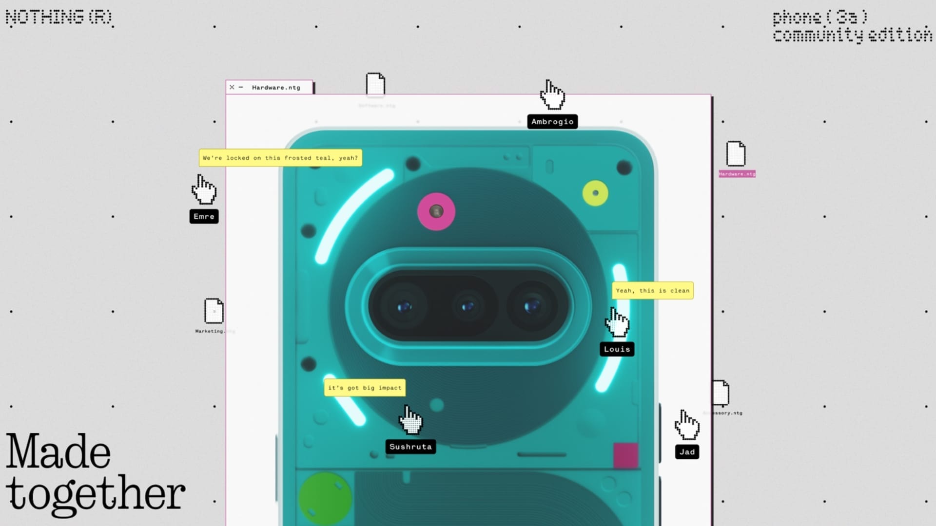 Nothing unveils Phone (3a) Community Edition as a co-created