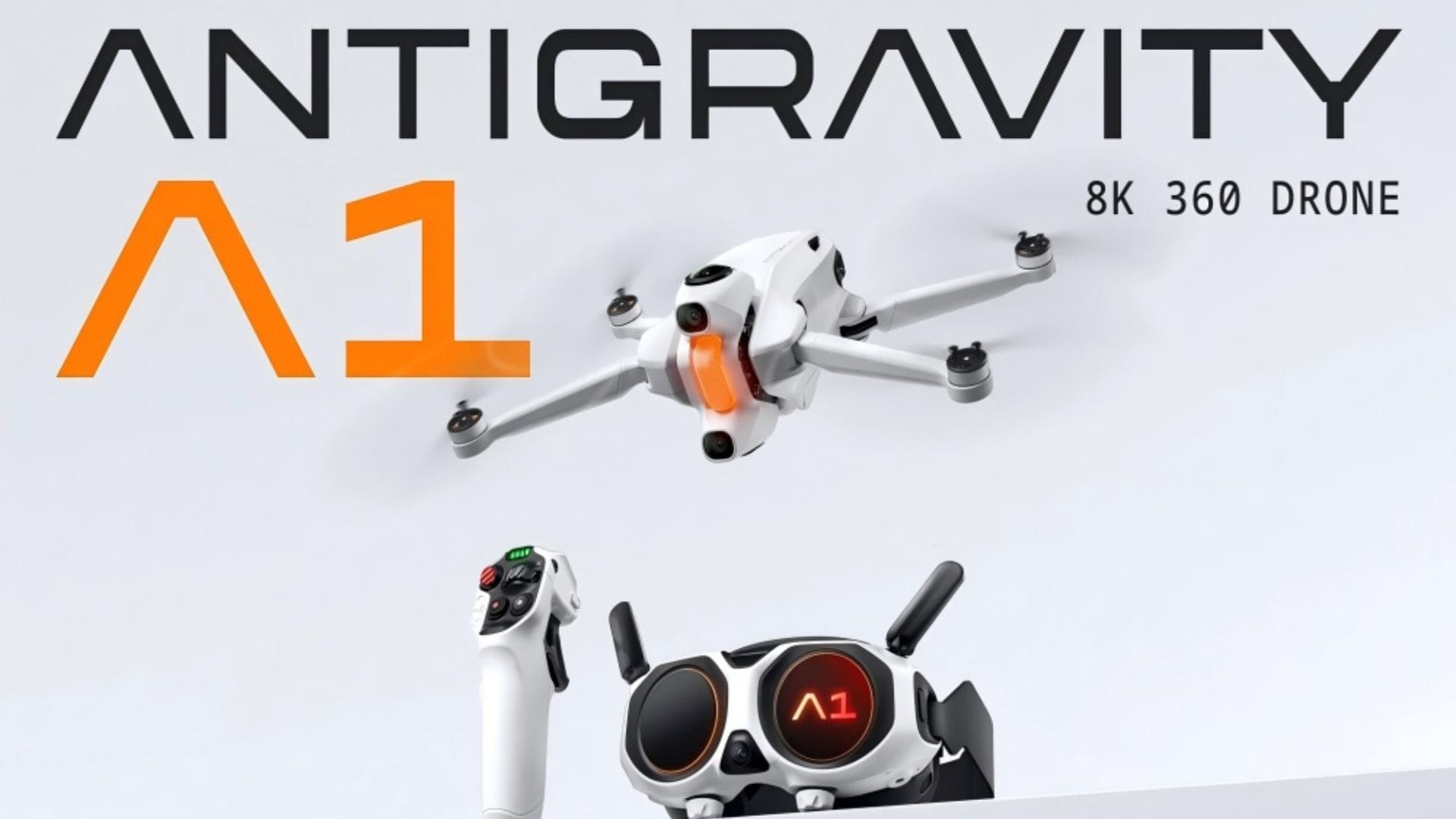 Antigravity enters the drone market with the A1, a lightweight FPV model with 360-degree 8K recording